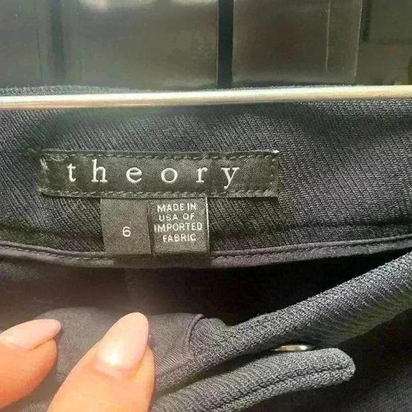 Theory Navy Pants size 6 - Picture 3 of 5